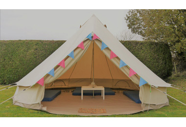 Bell tent hire Cheltenham Cotswolds